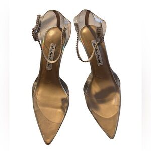 Charles David Acker Pumps with Embellished Ankle Strap